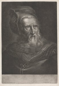 Man met een Hoed door Johann Jacobus Haid