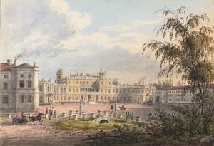Het Keizerlijk Paleis, Gatchina door Johann Jakob Meier