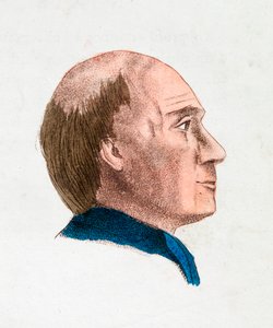 De gelaatstrekken van een filosofisch en diepzinnig persoon, 1808 door Johann Kaspar Lavater