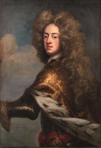George II als Prins van Wales door Johann Leonhard Hirschmann