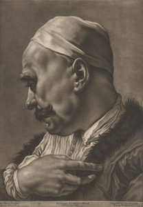 Portret van een Man met een Pet