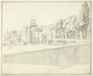 San Pietro in Vincoli, Rome door Johann Martin von Rohden
