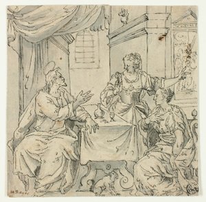 Christus aan de Tafel van Maria en Martha