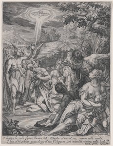 De Doop van Christus door Johann Matthias Kager