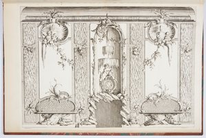 Ontwerp voor een Scherm door Johann Michael Hoppenhaupt II