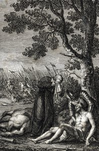 De dood van Adolf van Nassau in de Slag bij Göllheim op 2 juli
