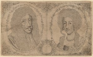 Leopold I en Eleonora van Oostenrijk door Johann Michael Puchler