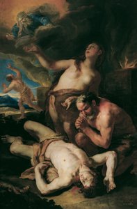 Rouw om Abel door Johann Michael Rottmayr