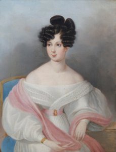 Gravin Claudine Rhedey de Kis-Rhede door Johann Nepomuk Ender