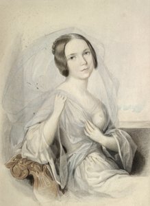 Portret van Henriette Gertrude Sontag (1806-54) door Johann Nepomuk Ender