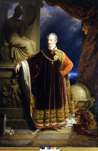 Portret van Prins Clemens (Clement) Wenzel Lothar von Metternich (1773-1859), Oostenrijks staatsman en diplomaat door Johann Nepomuk Ender
