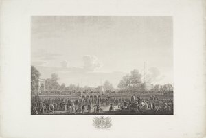 Aankomst van koning Willem I te Brussel, 1815