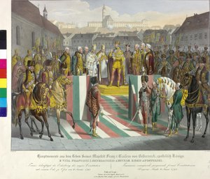 Kroning in kachel 1792