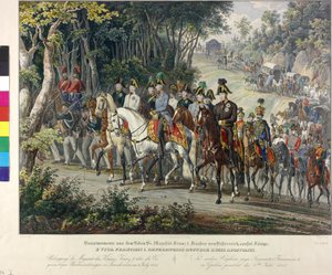 Rit door de Vogezen 1815 door Johann Nepomuk Hoechle