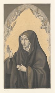 Maria als Mater dolorosa door Johann Nepomuk Strixner