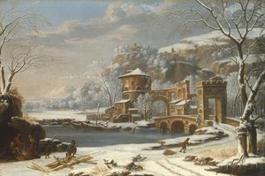 Winterlandschap, 1674