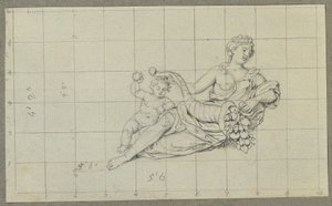 Fontein in de perziktuin van het Bovenste Belvedere