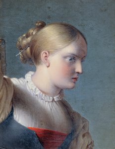 Borstbeeld van een meisje (studie voor 