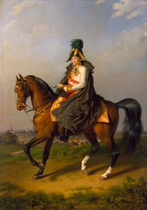 Ruiterportret van Heilige Roomse Keizer Frans II, 1768-1835, 1832