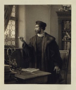 Faust in de studeerkamer door Johann Peter Krafft