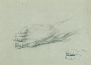 Voetstudie (detail)