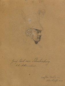 Graaf Carl von Schulenburg door Johann Peter Krafft