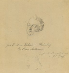 Graaf Ernst von Waldstein-Wartenberg door Johann Peter Krafft
