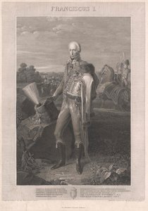 Heilige Roomse Keizer Frans II (gravure)