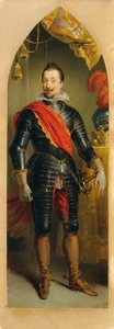 Keizer Ferdinand II staand door Johann Peter Krafft