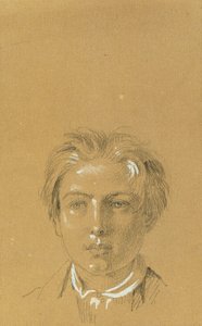 Hoofd van een jongen door Johann Peter Krafft