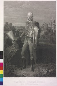 Romeins-Duitse Keizer Frans II (gravure)