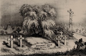 Mozarts grafvraag. Volgens originele brieven van Mozarts weduwe zelf, 1856
