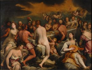 Het feest van de goden door Johann Rottenhammer
