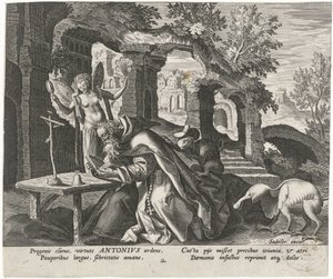 Antonius de Grote als kluizenaar