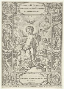 Christus als kind door Johann Sadeler (I)