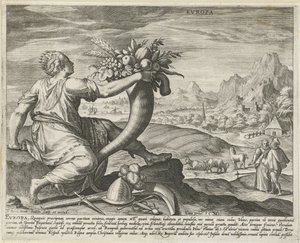 Europa door Johann Sadeler (I)