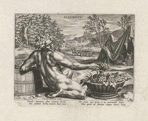 Herfst door Johann Sadeler (I)