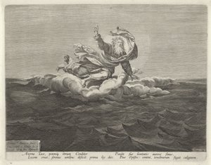 Schepping van licht en duisternis door Johann Sadeler (I)