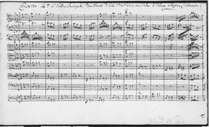 Partituur van Brandenburgse Concerten (BWV 1046-1081) door Johann Sebastian Bach door Johann Sebastian Bach