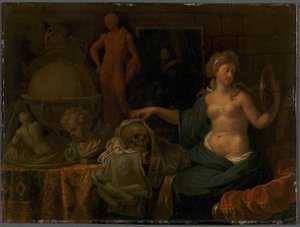 Vanitas door Johann Sigismund Ebert
