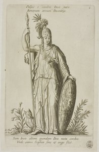 Pallas Athena, plaat 6 van Parnassus Biceps