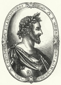 Pierre Ronsard, Franse dichter (gravure)