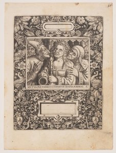 Plaat uit Emblemata Nobilitati et Vulgo Scitu Digna door Johann Theodor de Bry