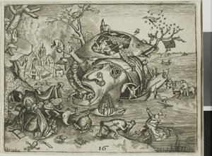 De Verleiding van Sint Antonius, plaat 16 uit de Emblemata Secularia