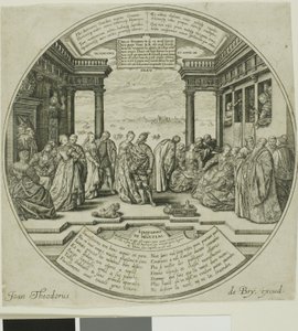 De Venetiaanse Bruiloft door Johann Theodor de Bry