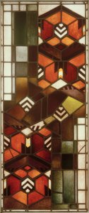 Glas-in-loodraam door Johan Thorn Prikker