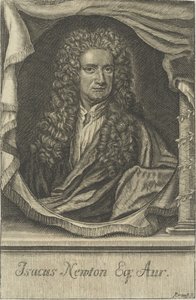 Portret van Sir Isaac Newton 1642-1727, 1715