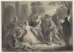 Moord op Alida van Poelgeest, 1392 door Johann Wilhelm Kaiser (I)