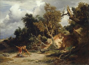 De hinderlaag (middag) ca. 1856