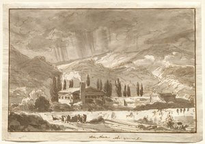 Een Storm over de Bergen bij Nocera door Johann Wolfgang von Goethe